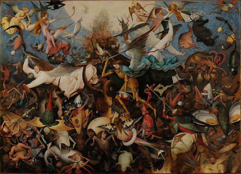 Fallet av de upproriska änglarna - Pieter Brueghel den äldre