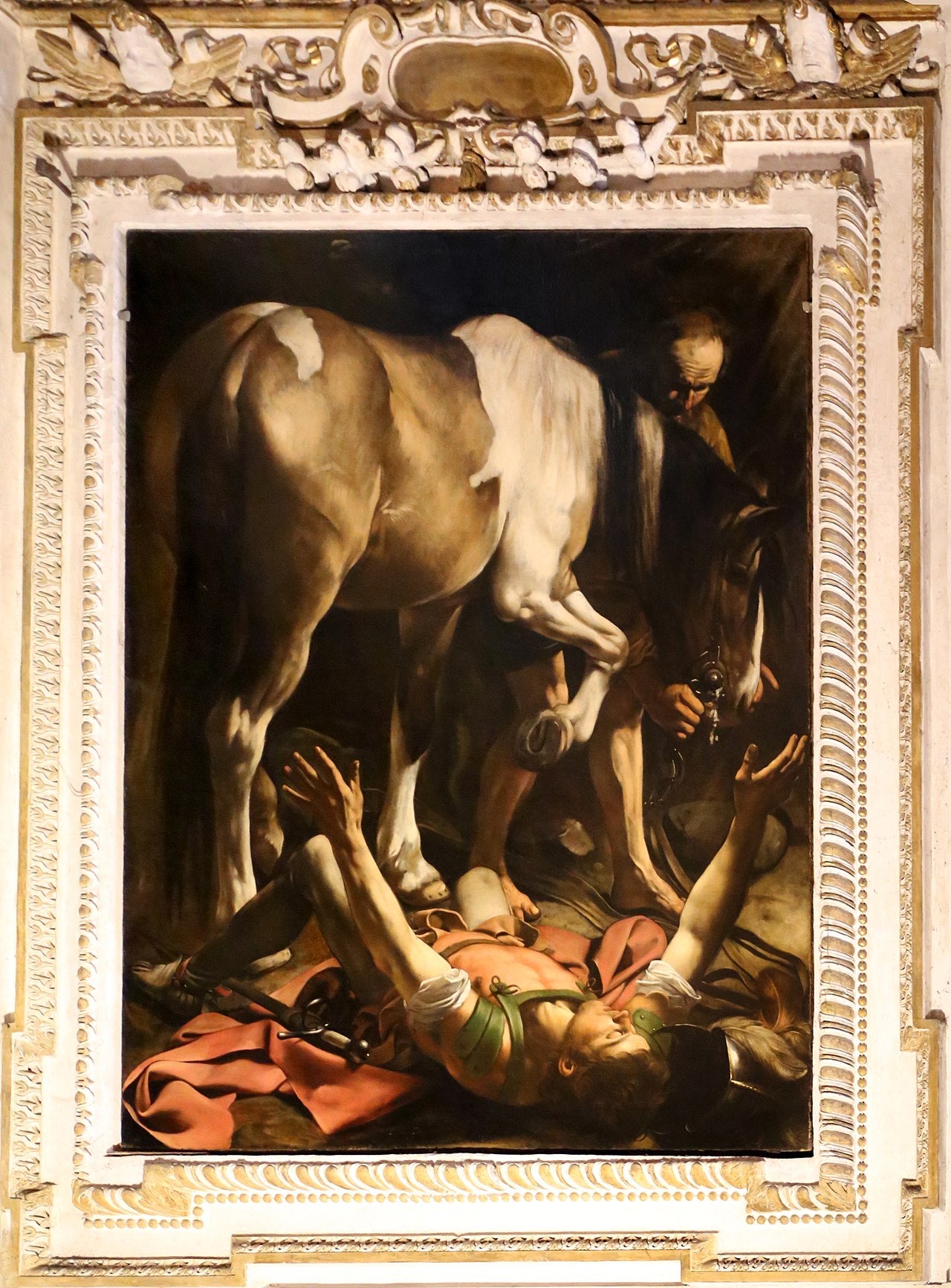 Paulus omvändelse på vägen till Damaskus - Caravaggio