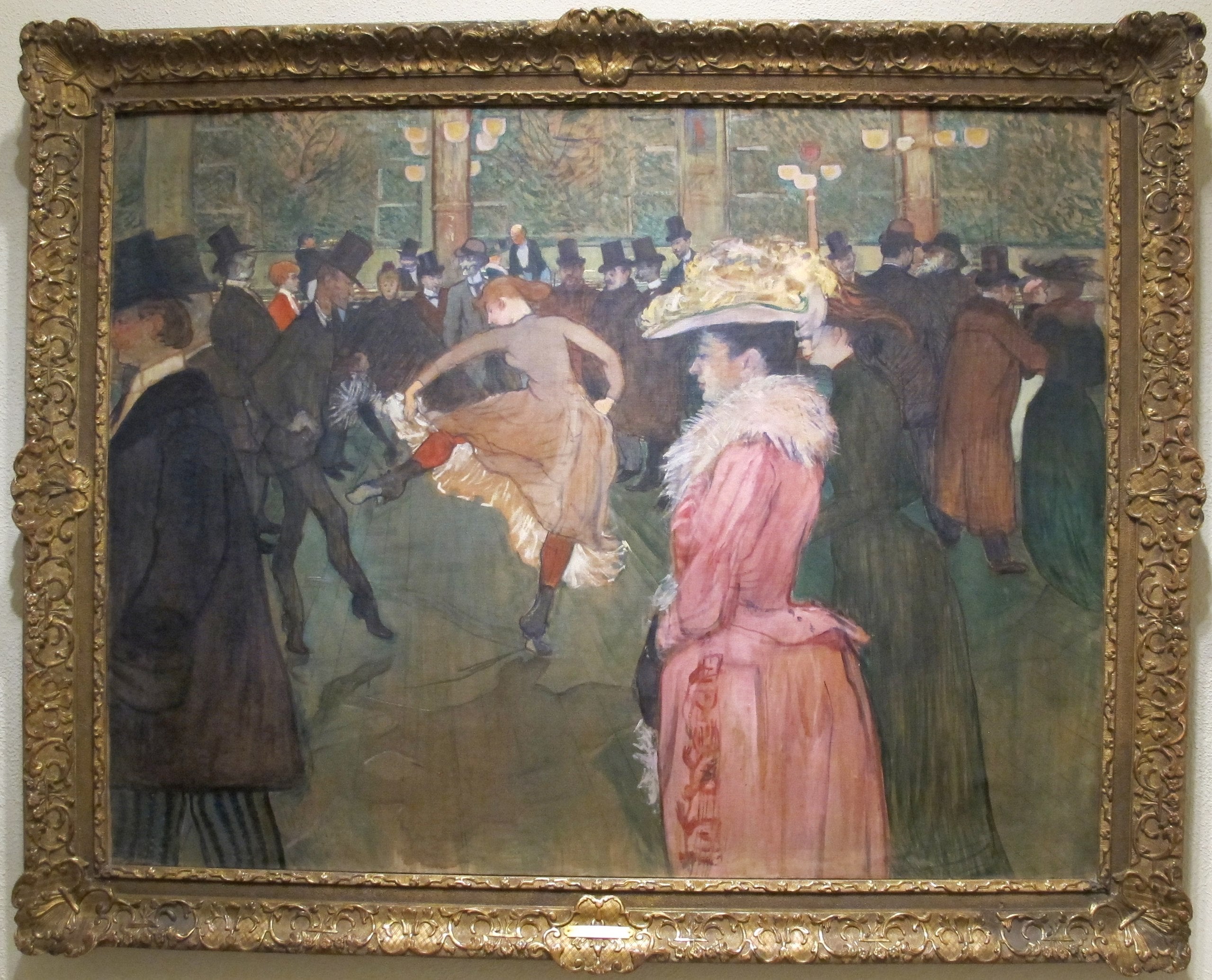 Dansen vid Moulin-Rouge - Henri de Toulouse-Lautrec