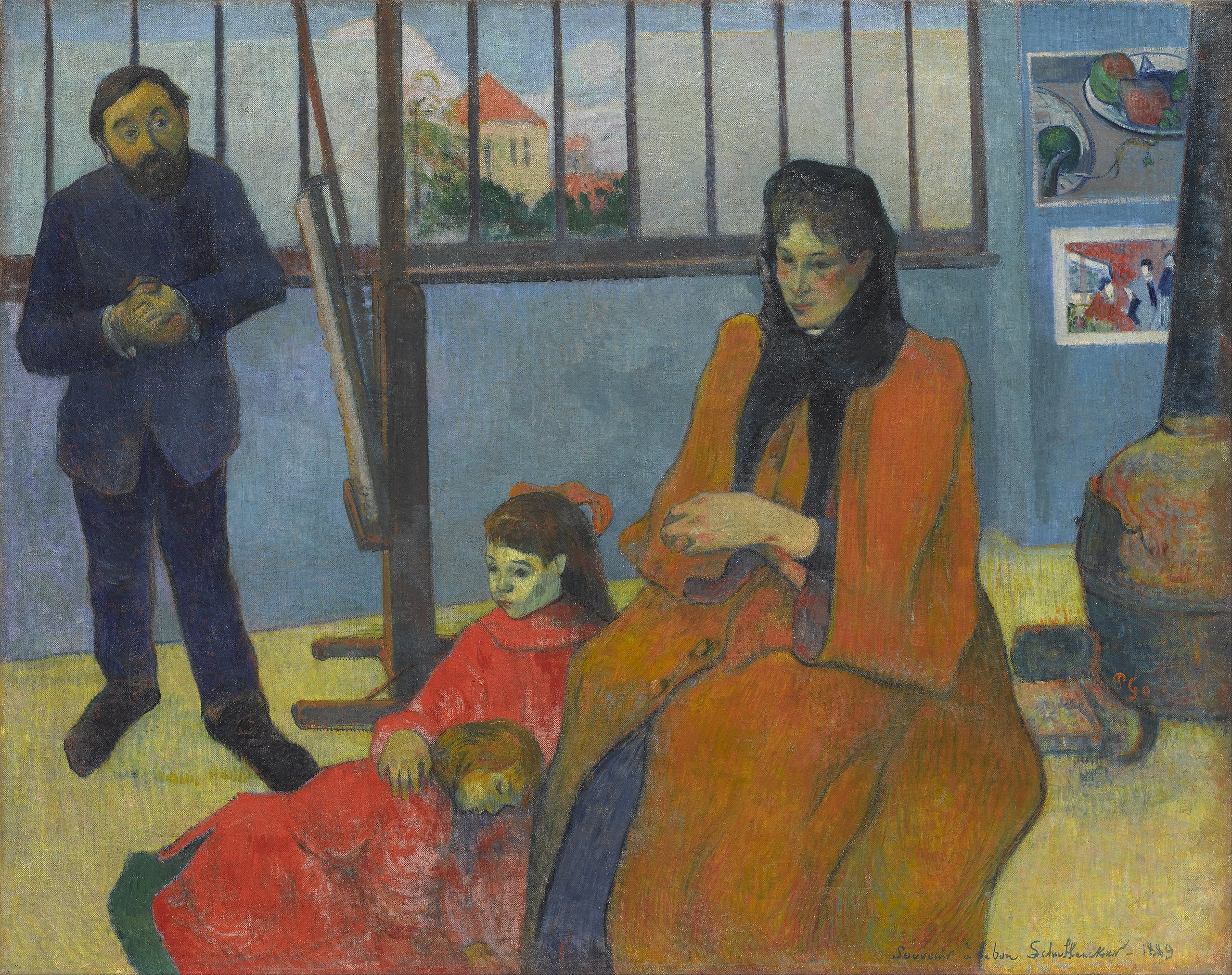 Familjen Schuffenecker - Paul Gauguin