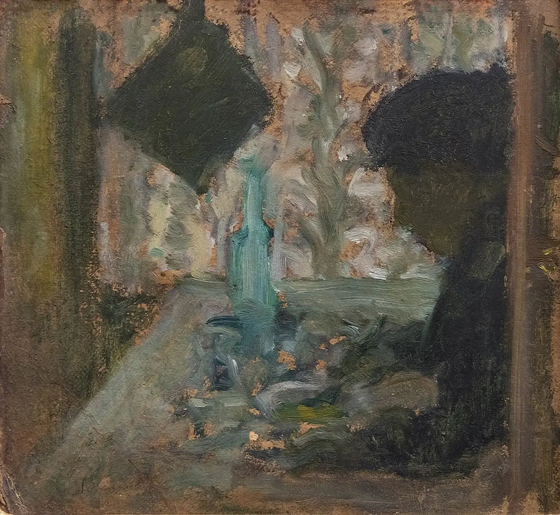 Kvinnan på restaurangen - Pierre Bonnard