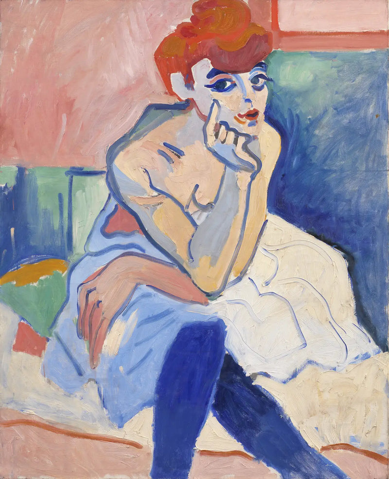 Kvinnan i skjorta - André Derain