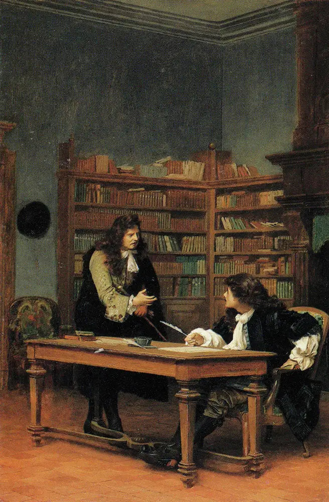 Fontänen och Molière - Jean-Léon Gérôme