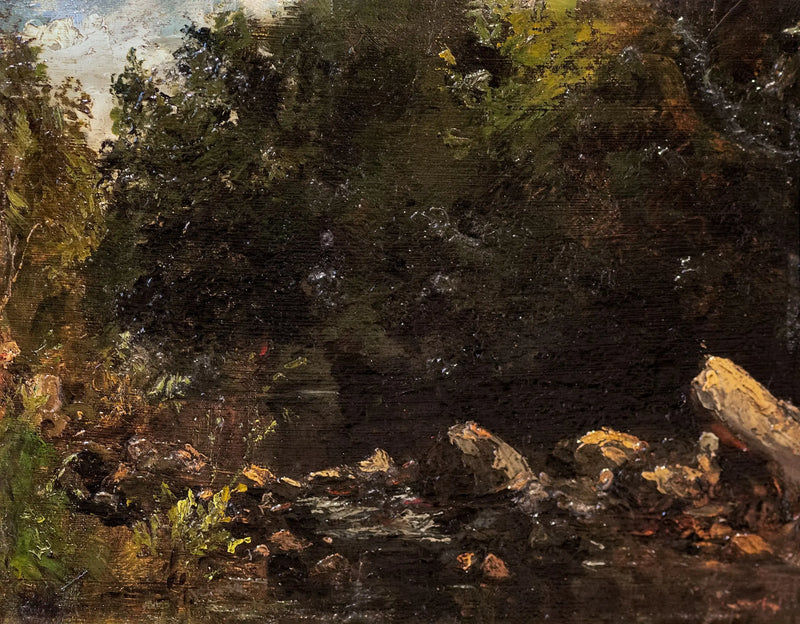 Fontainebleau-skogen - Gustave Courbet