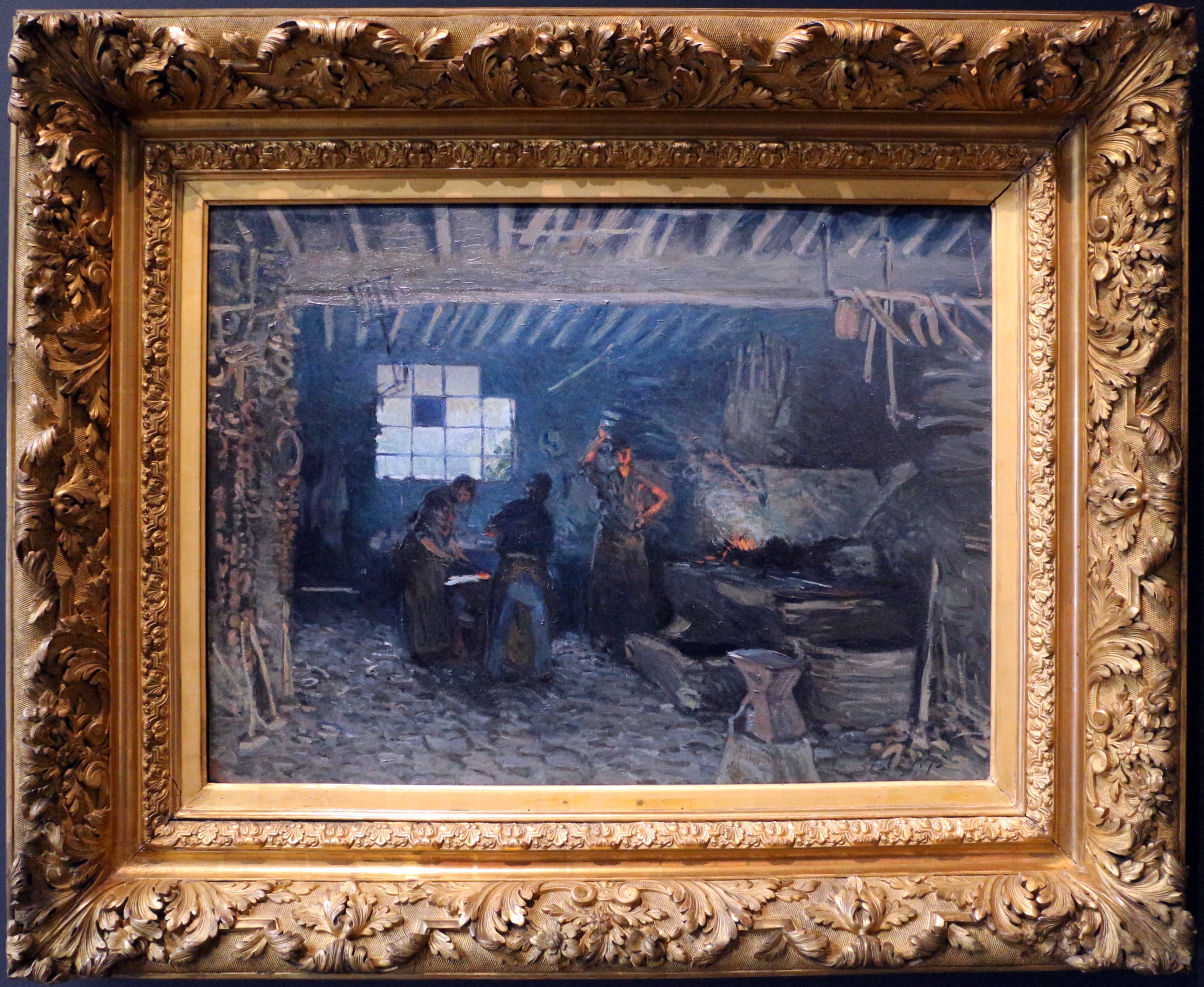 Smedjan i Marly-le-Roi - Alfred Sisley