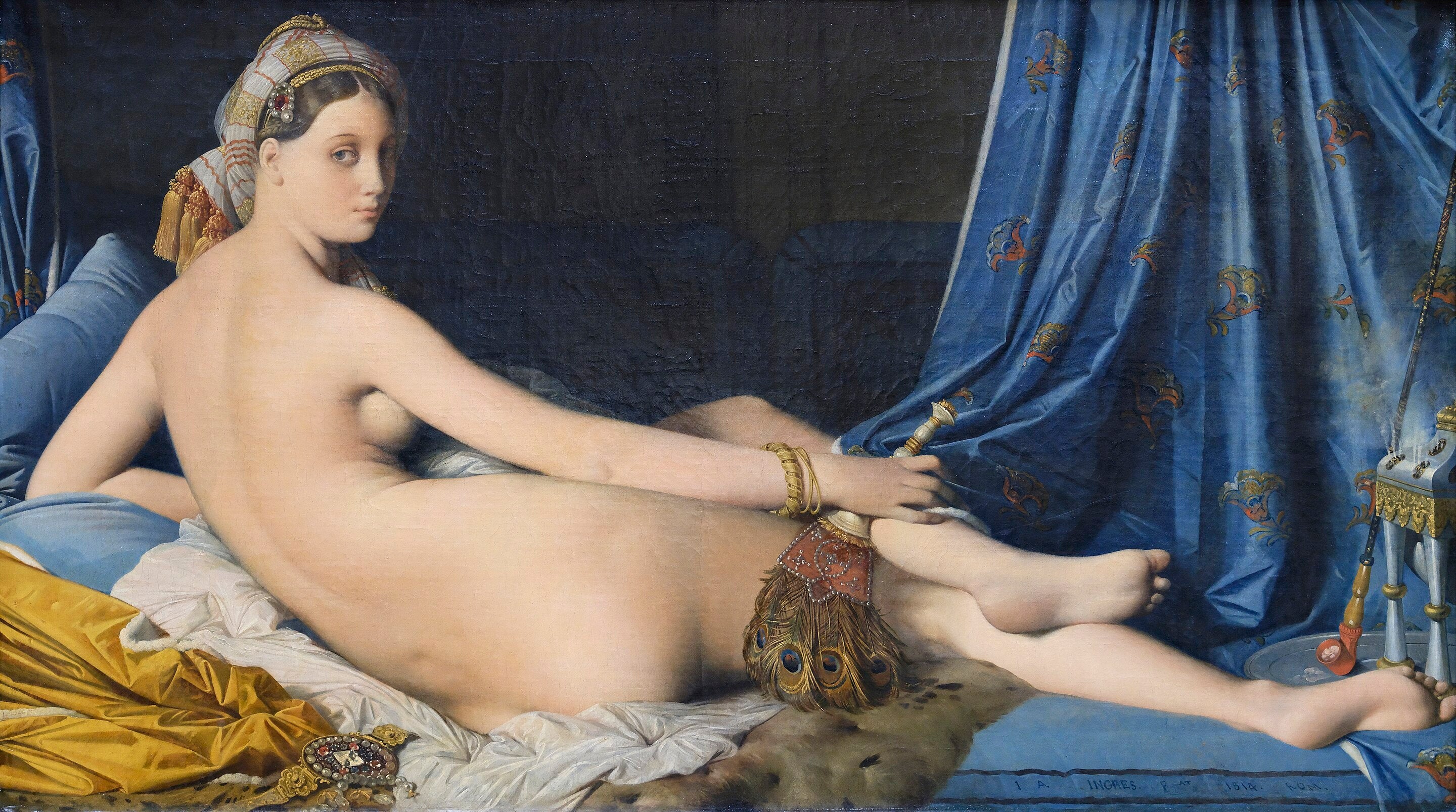 Den Stora Odalisquen - Jean-Auguste-Dominique Ingres