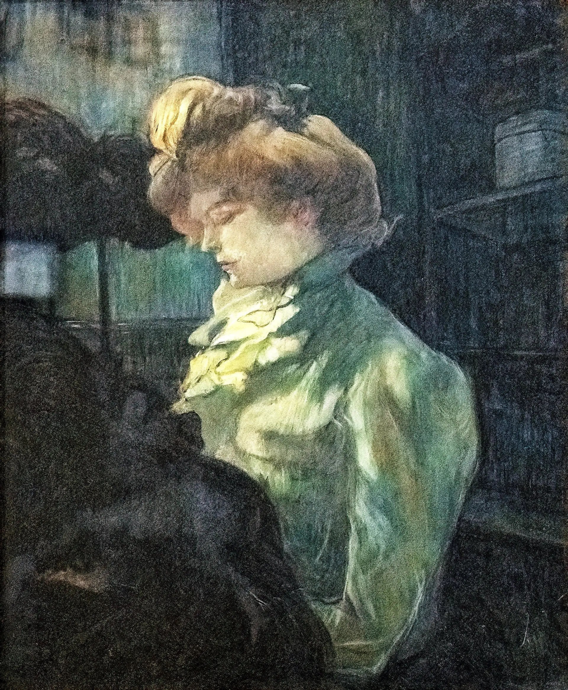 Reproduction du tableau « La Modiste - Henri de Toulouse-Lautrec » par Alpha Reproduction en peinture à l’huile
