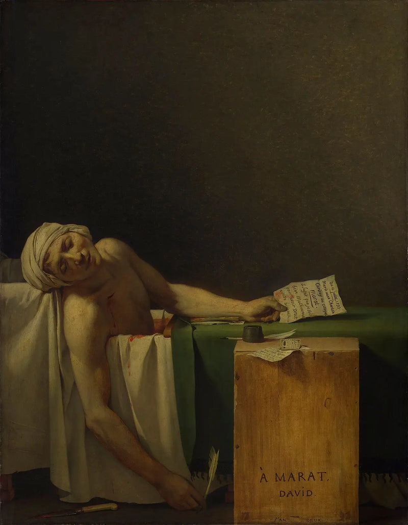 Marats död - Jacques-Louis David