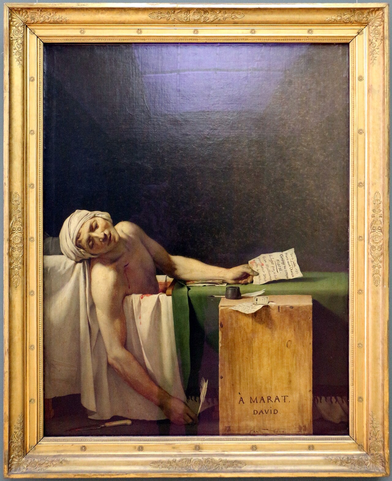 Marats död - Jacques-Louis David