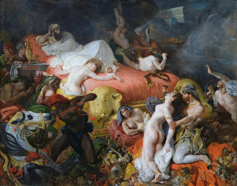 Sardanapales död - Eugène Delacroix