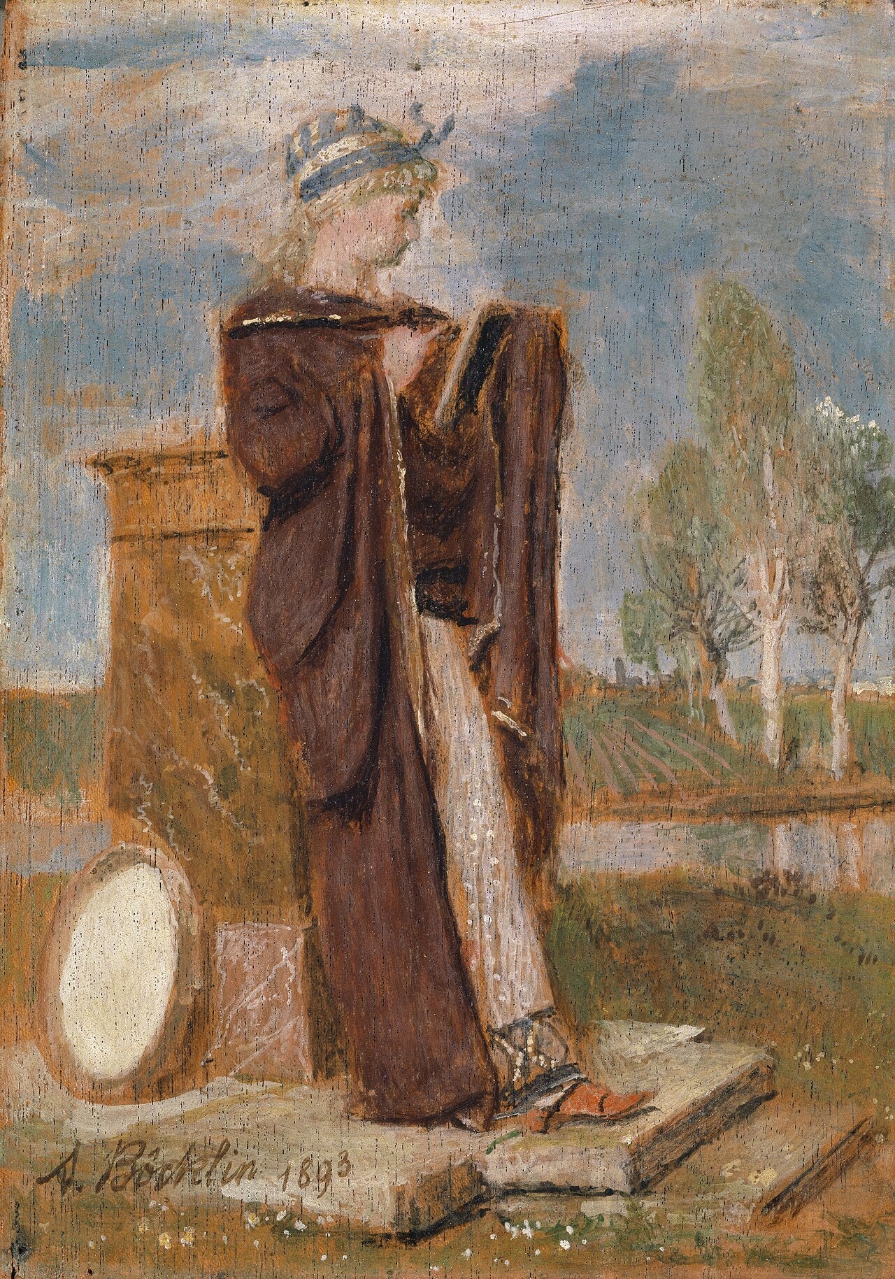 La Muse Thalie - Arnold Böcklin