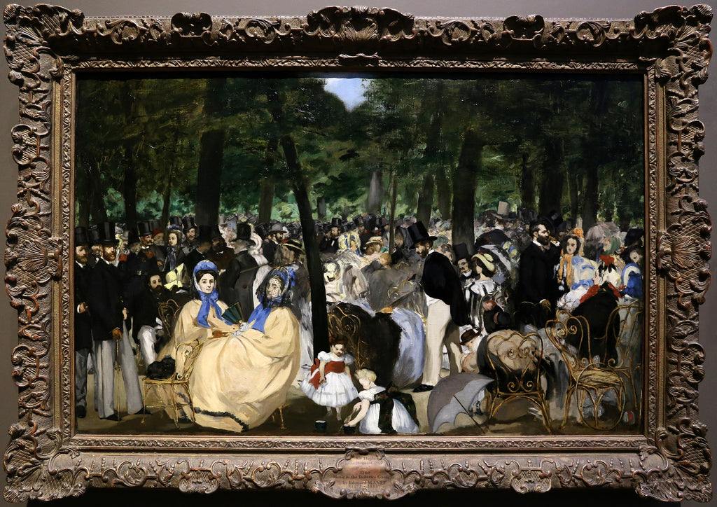 Musiken i Tuilerierna - Édouard Manet