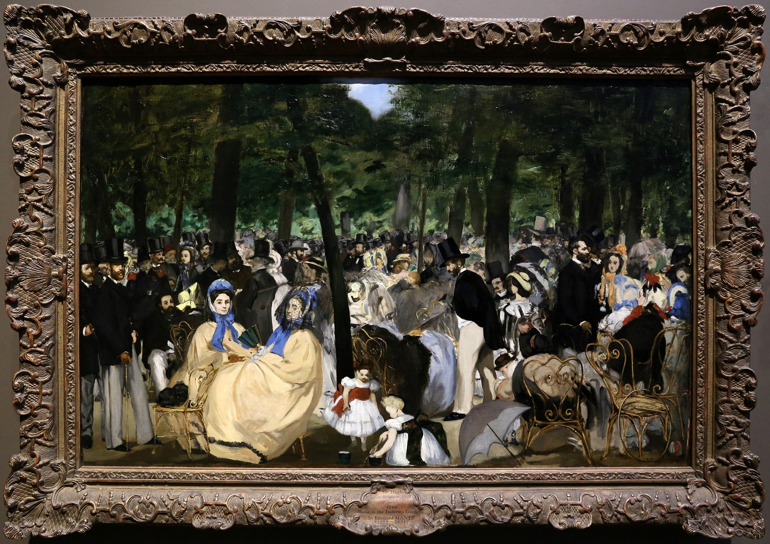 Musiken i Tuilerierna - Édouard Manet