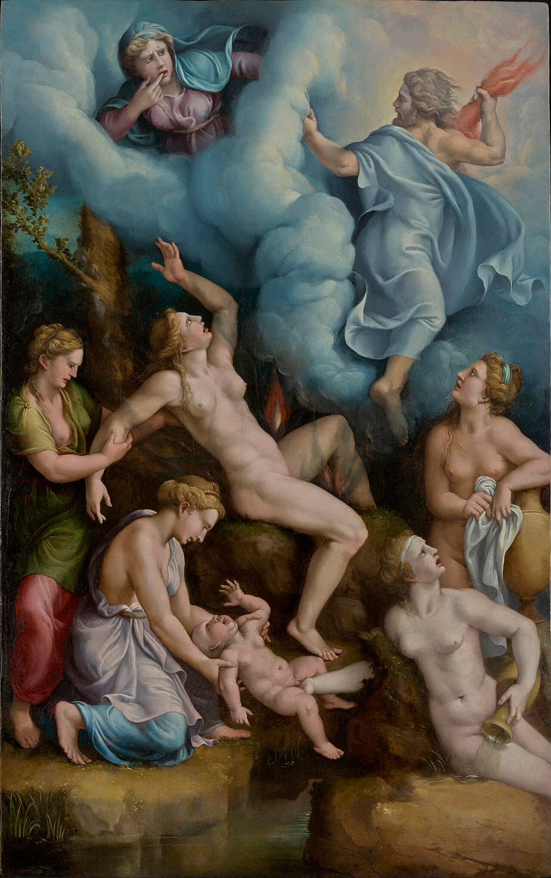 La Naissance de Bacchus - Giulio Romano