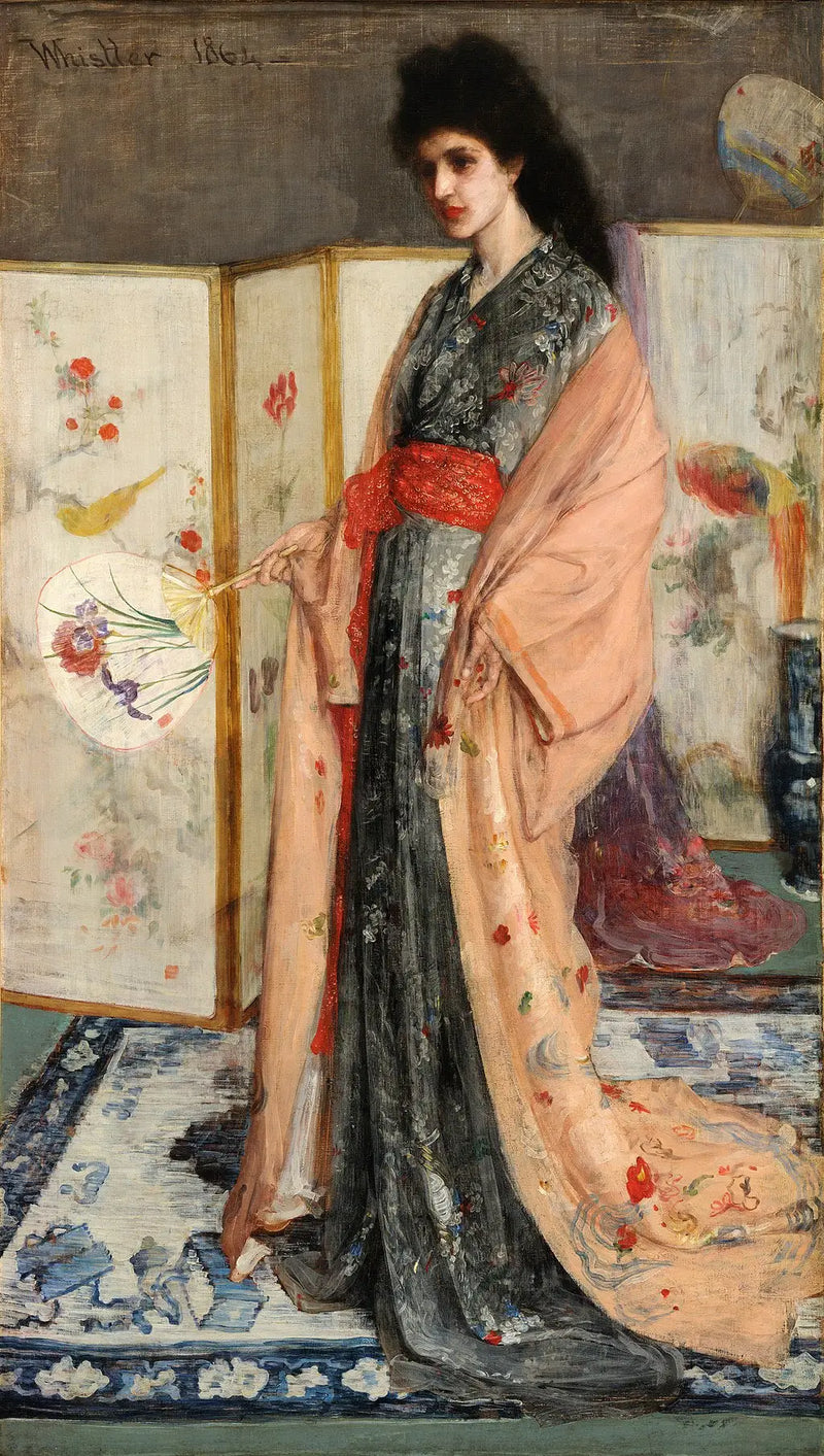 Porträtt av prinsessan från porslinslandet - James Abbott McNeill Whistler