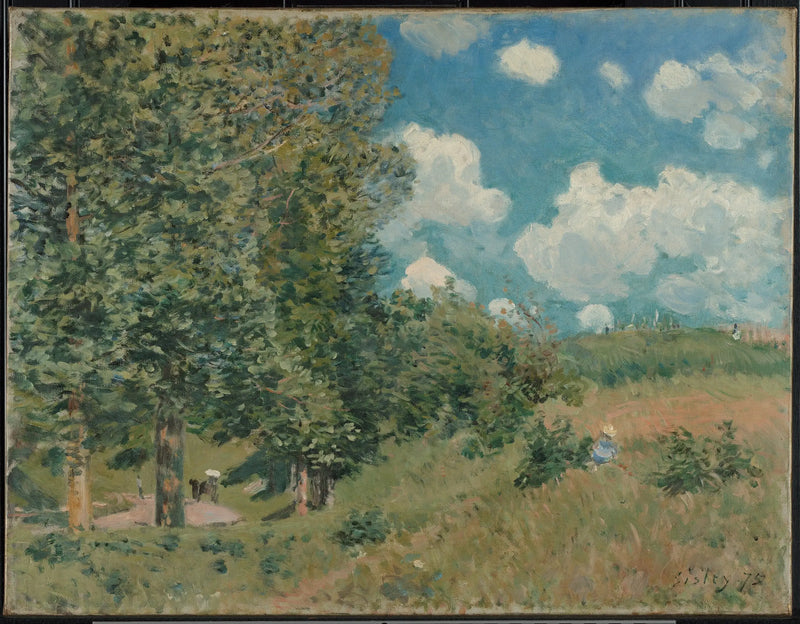 Vägen från Versailles till Saint-Germain - Alfred Sisley