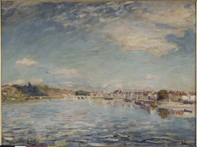 La Seine i Saint-Mammès - Alfred Sisley