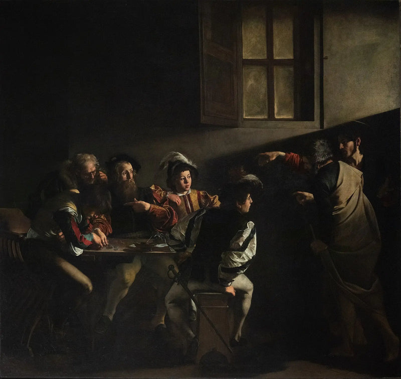 Matteus kallelse - Caravaggio