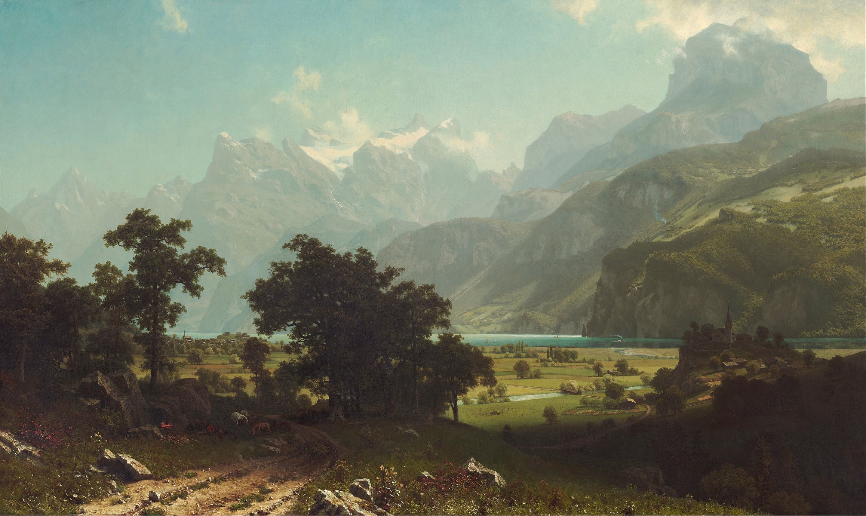 Lac de Lucerne - Albert Bierstadt
