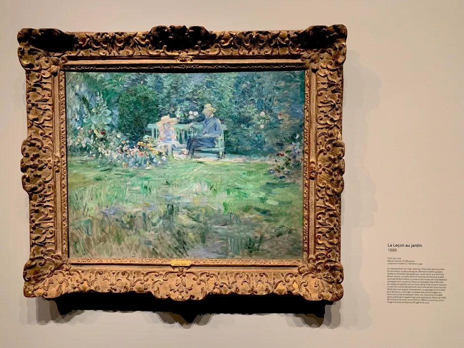 Lektionen i trädgården - Berthe Morisot