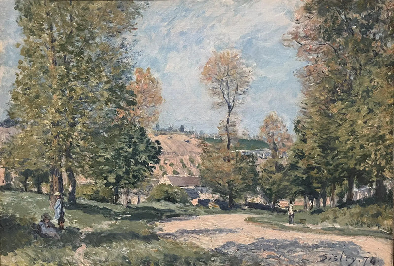 Louveciennesvägen - Alfred Sisley
