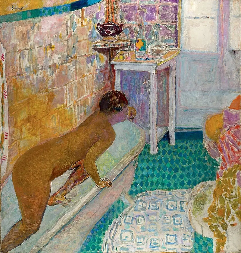 Badkarsutgången - Pierre Bonnard