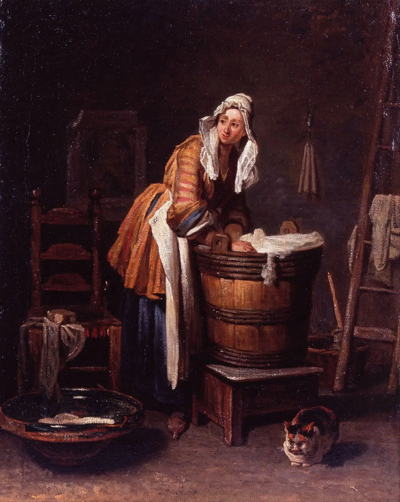 Tvättmaskin - Jean Simeón Chardin