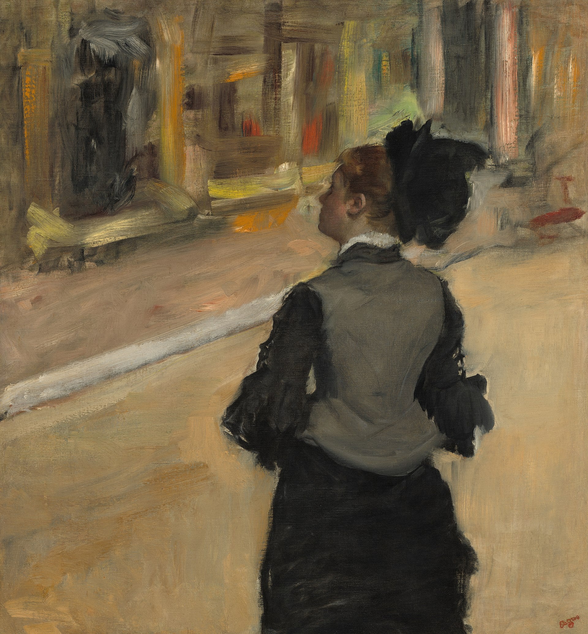 Besöket på museet - Edgar Degas