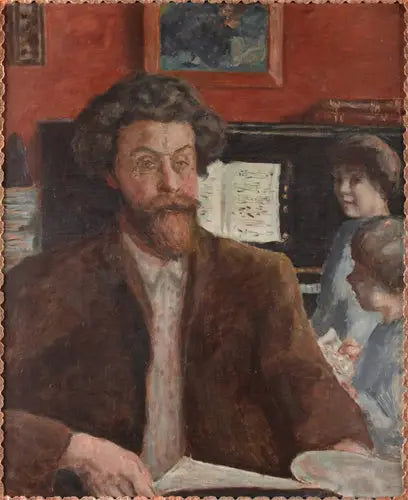 Kompositören Claude Terrasse och hans två söner - Pierre Bonnard
