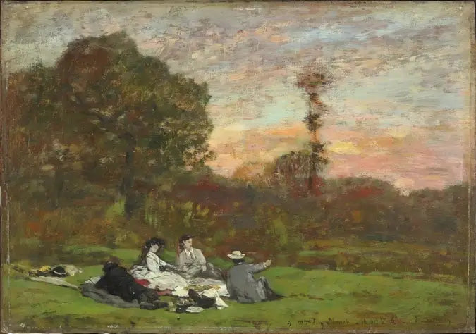 Frukost på gräset - Eugène Boudin
