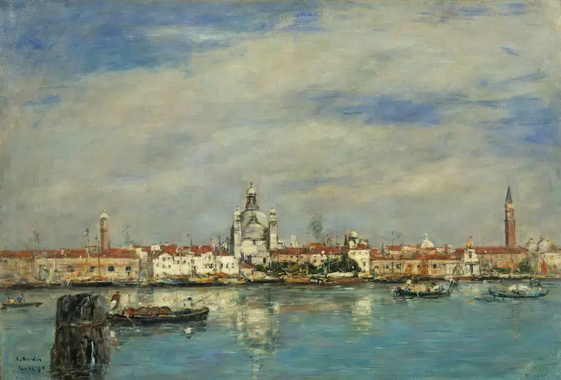 Den Stora Kanalen, Venedig - Eugène Boudin