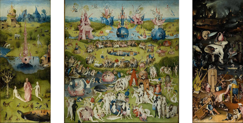 Trädgården av förnöjelser - Hieronymus Bosch