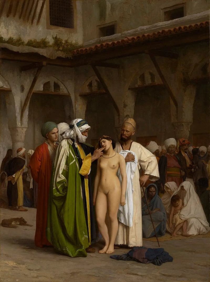 Slavmarknaden - Jean-Léon Gérôme