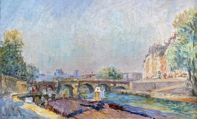Le Pont-Neuf et la Seine - Albert Lebourg