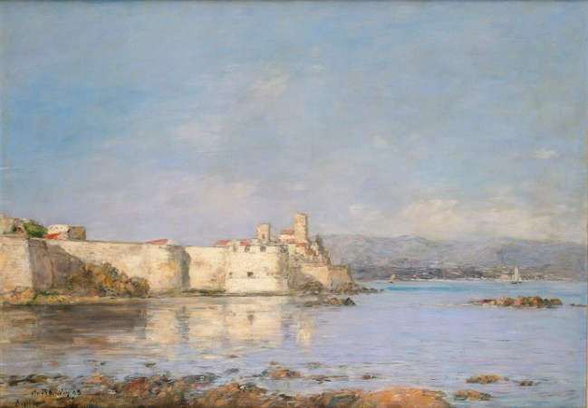 Reproduction du tableau « Le Port d'Antibes - Eugène Boudin » par Alpha Reproduction en peinture à l’huile