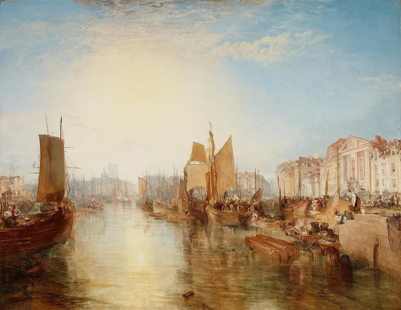 Dieppehamnen - J. M. W. Turner
