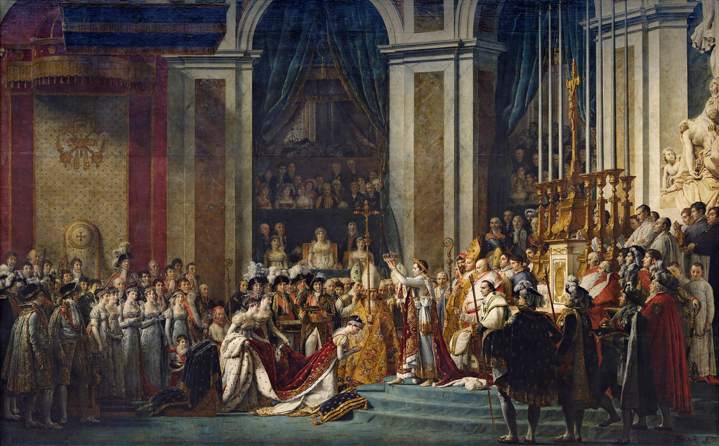 Reproduction du tableau « Le Sacre de Napoléon - Jacques-Louis David » par Alpha Reproduction en peinture à l’huile