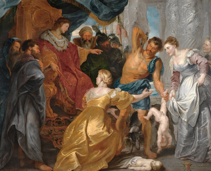 Salomos dom - Peter Paul Rubens