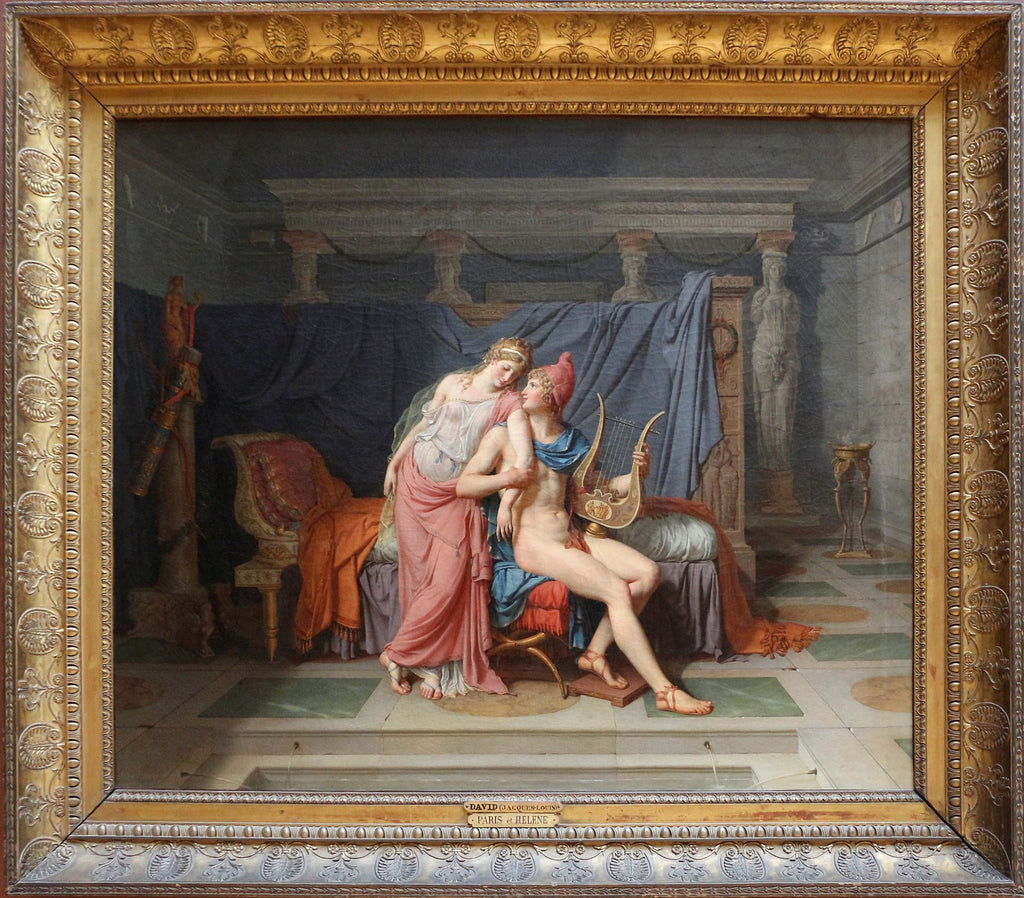 Paris och Hélènes kärlekar - Jacques-Louis David
