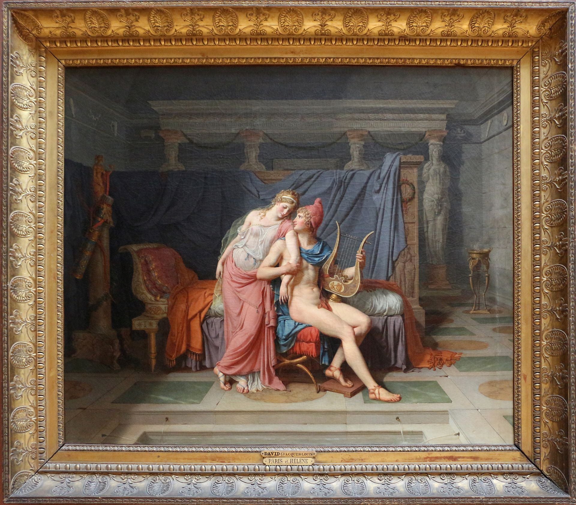 Paris och Hélènes kärlekar - Jacques-Louis David