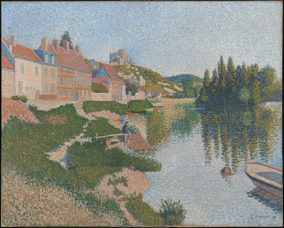 Reproduction du tableau « Les Andelys - Paul Signac » par Alpha Reproduction en peinture à l’huile