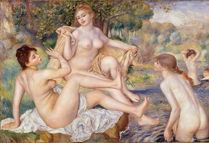 De Stora Badande - Pierre-Auguste Renoir