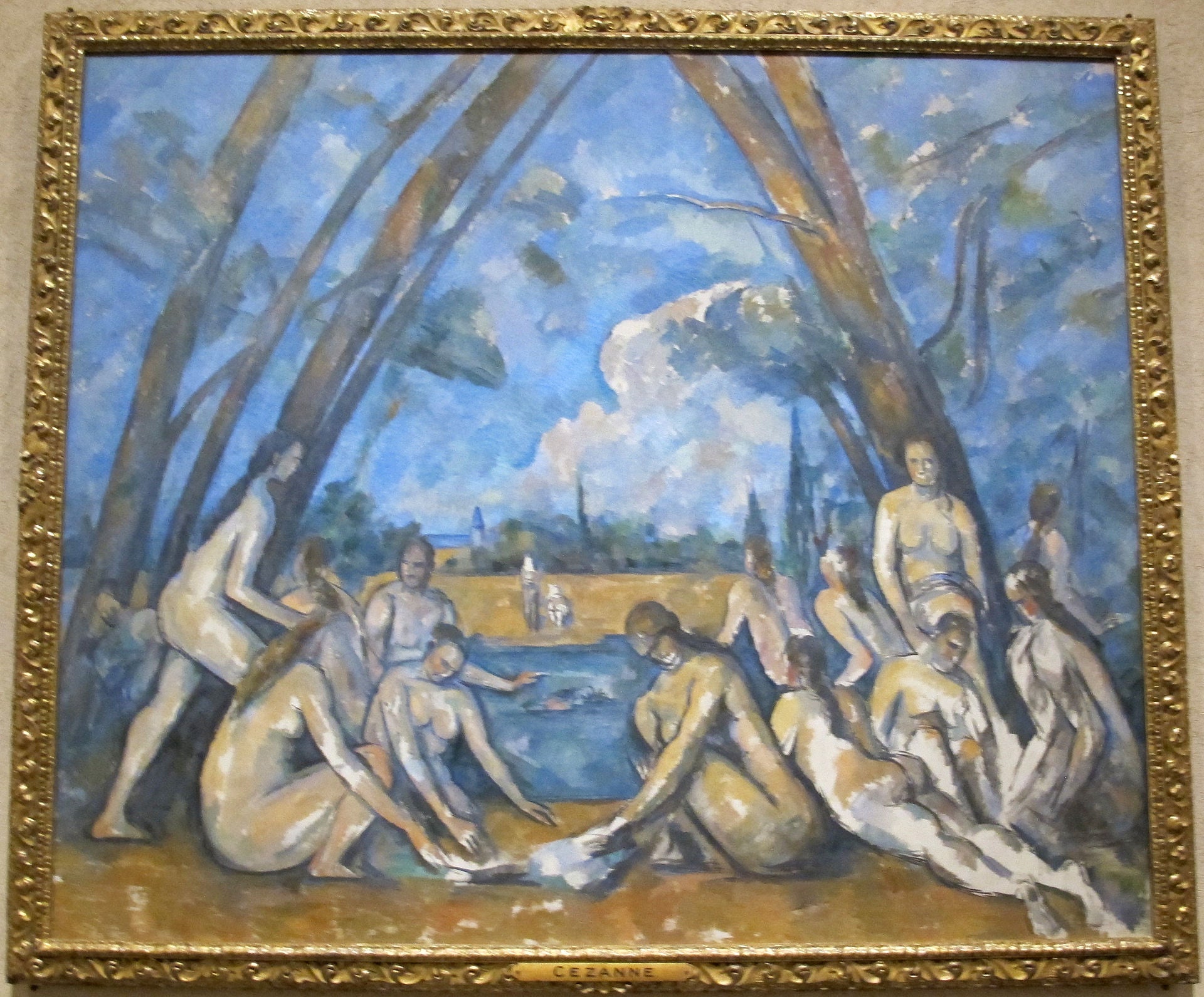 De stora badarna - Paul Cézanne