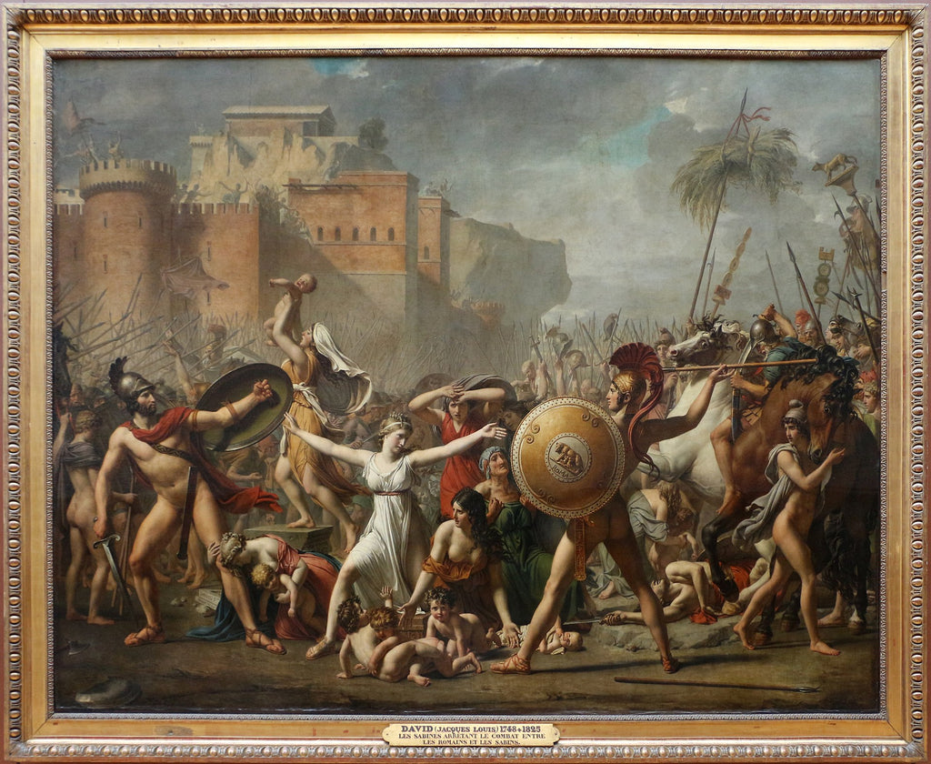Sabinerna - Jacques-Louis David