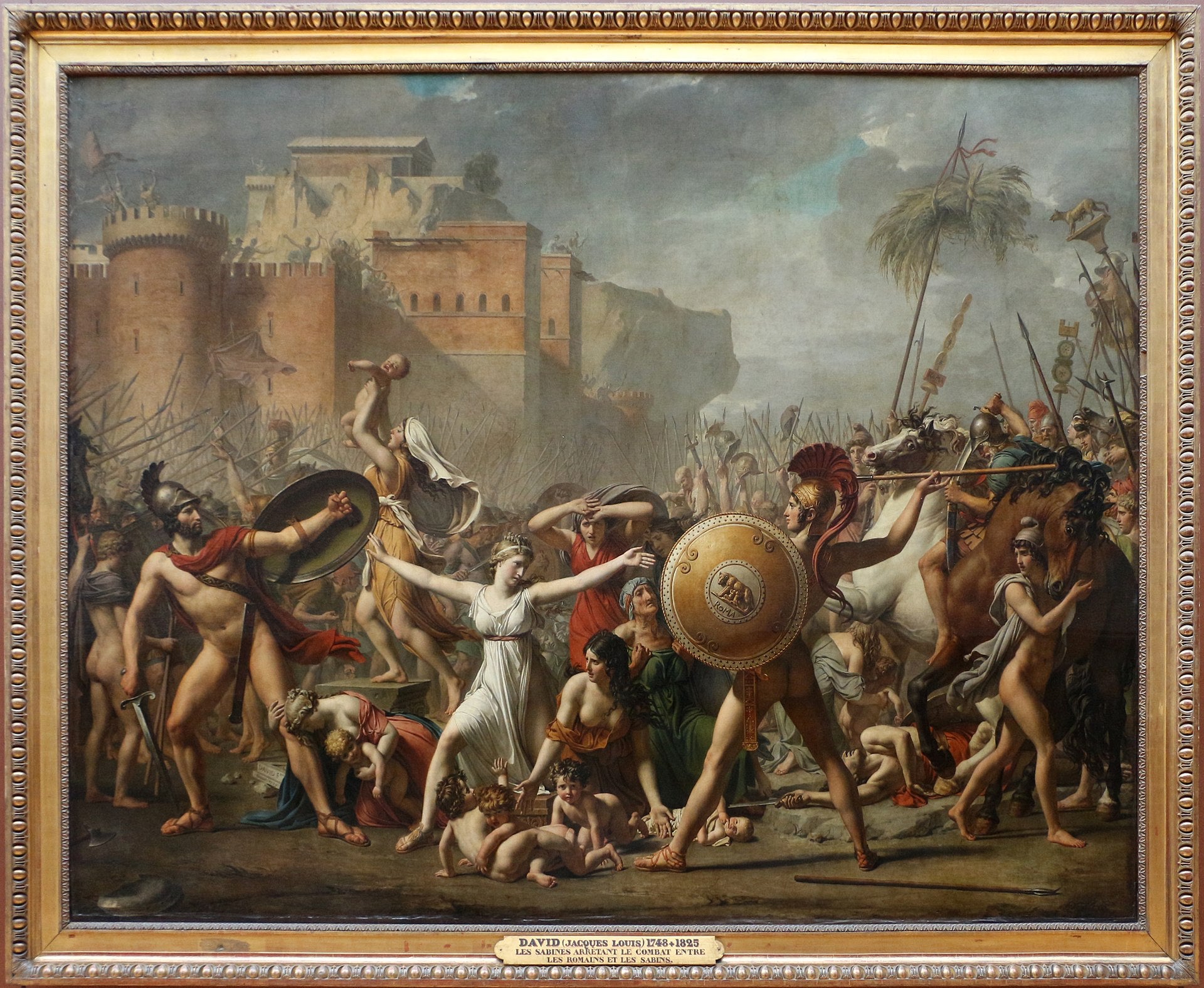 Sabinerna - Jacques-Louis David