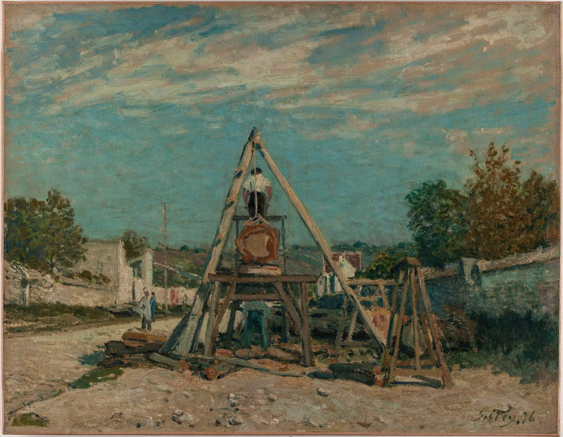 Långsågarna - Alfred Sisley