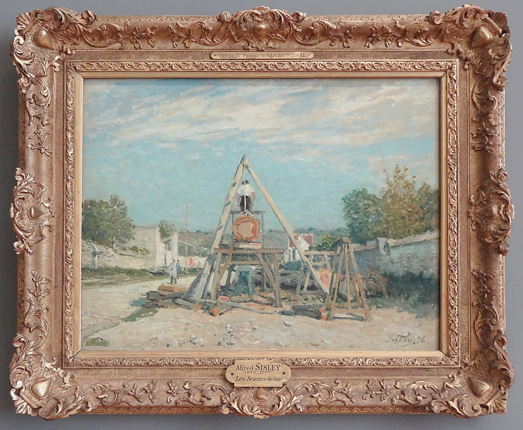Långsågarna - Alfred Sisley