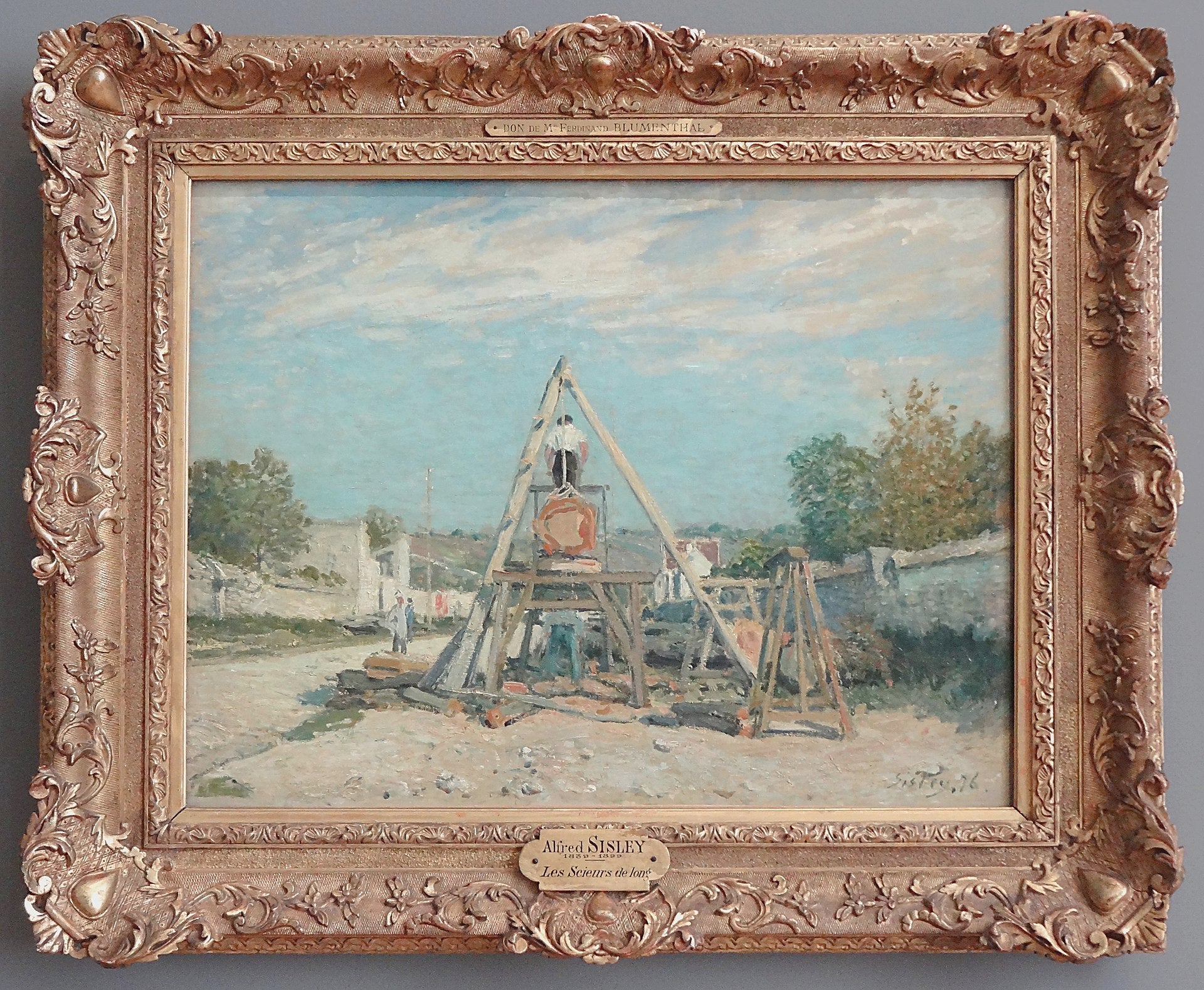 Långsågarna - Alfred Sisley