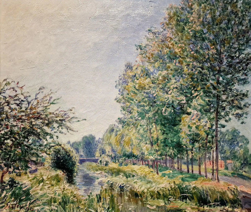 Orvannes kanter. Morgoneffekt - Alfred Sisley