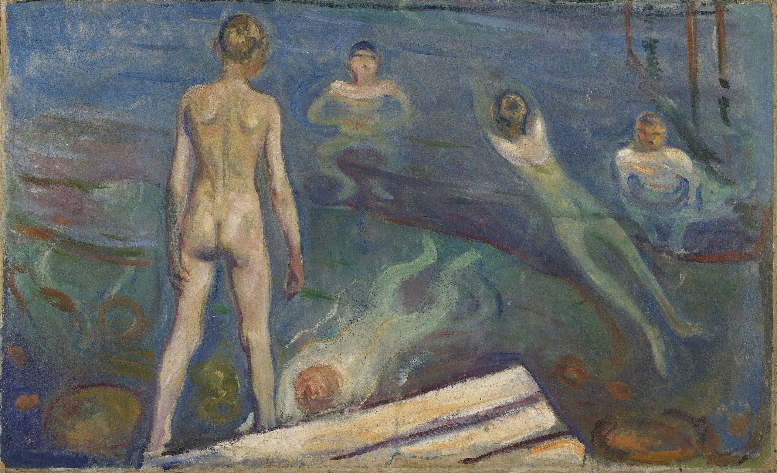 Pojkar som badar - Edvard Munch